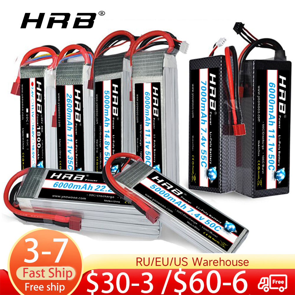 6S Lipo Battery 22.2V 5000Mah - Bateria lipo hrb 2s 3s 4S